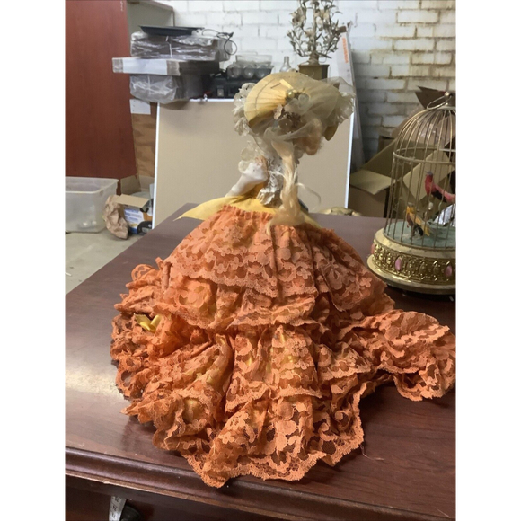 Vintage 40s-50s -Handmade Doll Gone With The Wind Style 11” - Picture 7 of 14